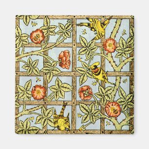William Morris birds and flowers pattern Magnet