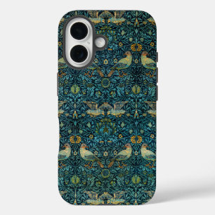 William Morris Birds & Floral Pattern iPhone 16 Case