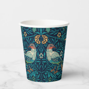 William Morris - Birds Floral Pattern Splicing Paper Cups