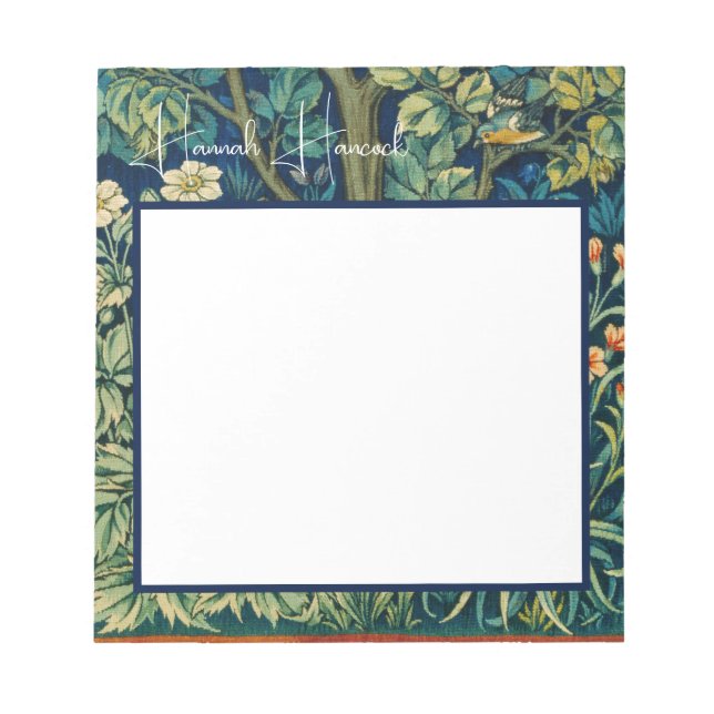 William Morris Birds in a Tree Notepad (Front)