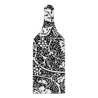 William Morris Black White Grape Vine Cutting Board