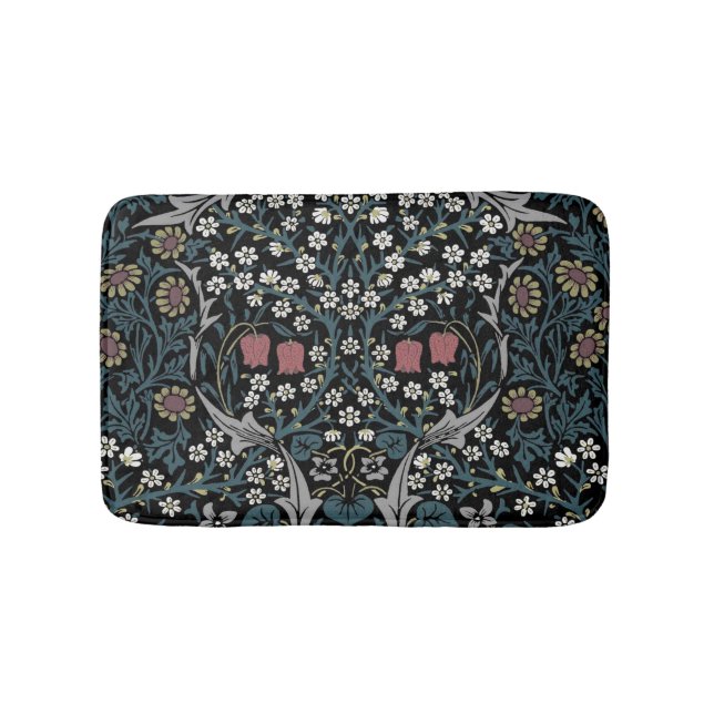 William Morris Blackthorn Bath Mat (Front)