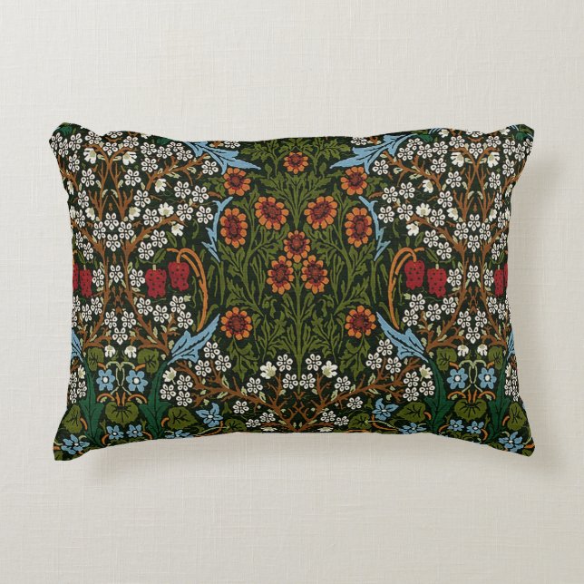 William Morris Blackthorn  Decorative Cushion (Front)