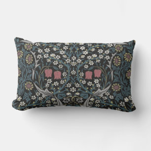 William Morris Blackthorn Floral Art Nouveau Lumbar Cushion