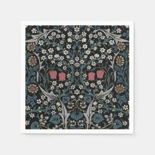 William Morris Blackthorn Floral Art Nouveau Napkin