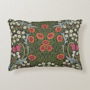 William Morris Blackthorn Garden Flower Classic Decorative Cushion
