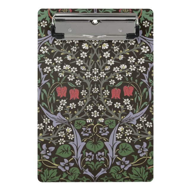 William Morris Blackthorn Tapestry Floral Mini Clipboard (Front)