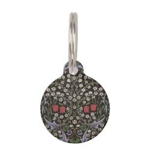 William Morris Blackthorn Tapestry Floral Pet Tag