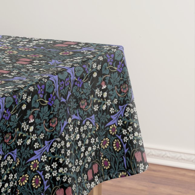 William Morris Blackthorn Victorian Gothic Tablecloth (In Situ)