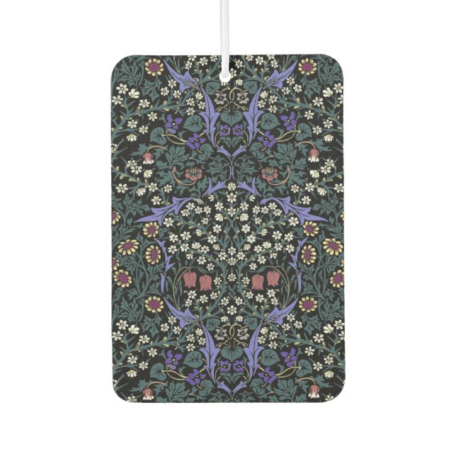 William Morris Blackthorn Victorian Wallpaper Car Air Freshener (Front)