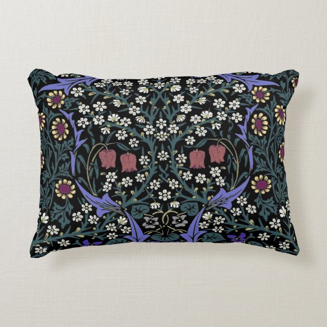 William Morris Blackthorn Victorian Wallpaper Decorative Cushion (Front)