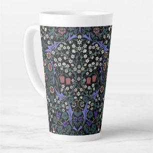 William Morris Blackthorn Victorian Wallpaper Latte Mug
