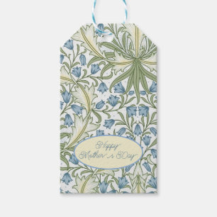 William Morris, Blue Bellflowers Mother's Day Gift Tags