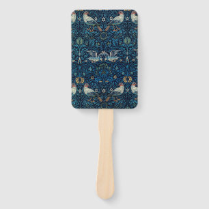 William Morris Blue Birds Tapestry Classic Hand Fan