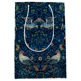 William Morris Blue Birds Tapestry Classic Medium Gift Bag