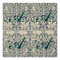 William Morris, Blue grey, pattern,art nouveau,vin