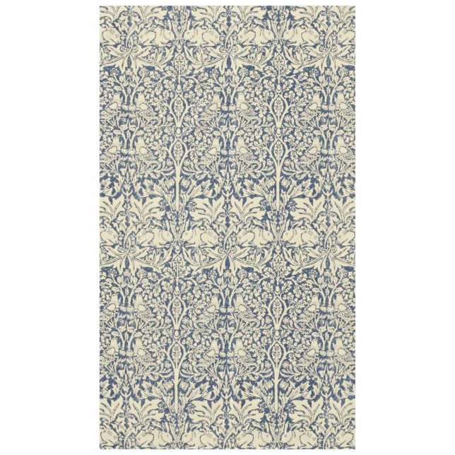 William Morris, Blue grey, pattern,art nouveau,vin Tablecloth (Front)