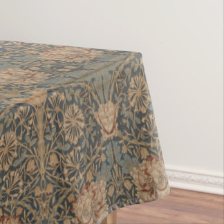 William Morris: Blue Honeysuckle Tablecloth