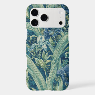 William Morris Blue Iris vintage floral pattern