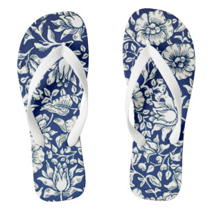 William Morris - Blue Mallow Jandals