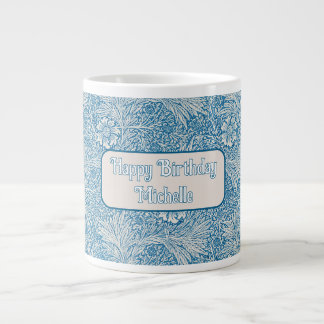 William Morris Blue Marigold Large Coffee Mug