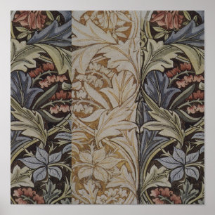 William Morris Bluebell Fabric Botanical Print