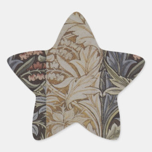 William Morris Bluebell Tapestry Botanical Classic Star Sticker