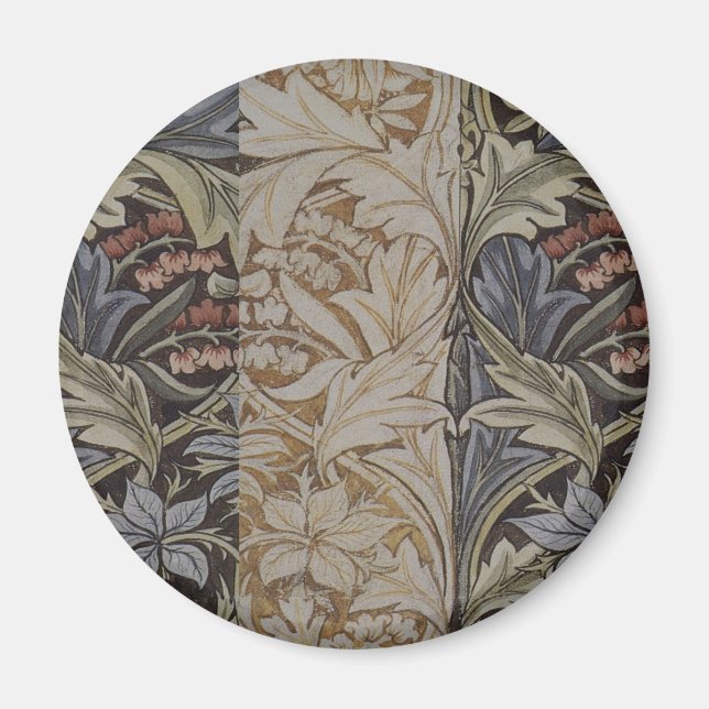 William Morris Bluebell Tapestry Design Magnet (Front)