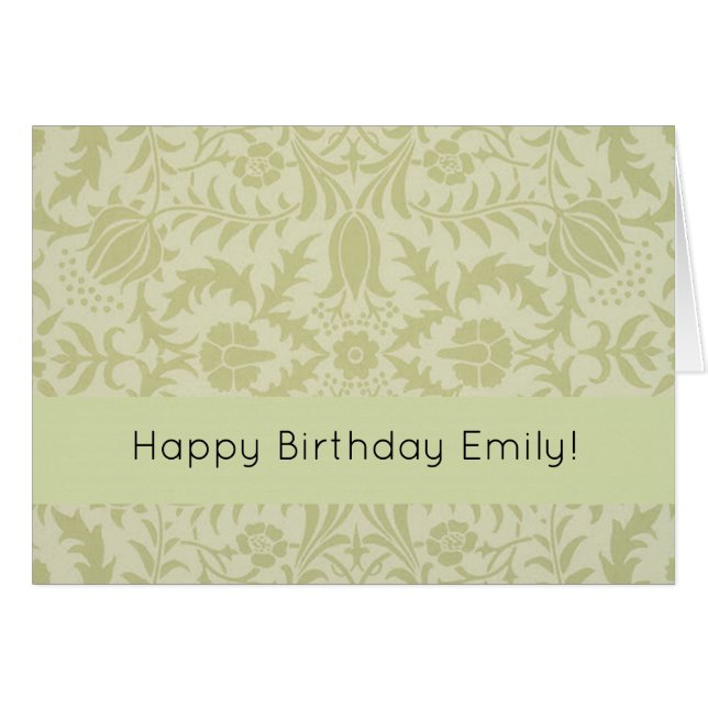 William Morris Borage Wedding Soft Green (Front Horizontal)