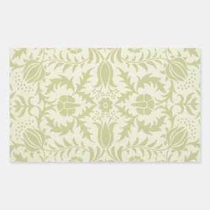 William Morris Borage Wedding Soft Green Rectangular Sticker