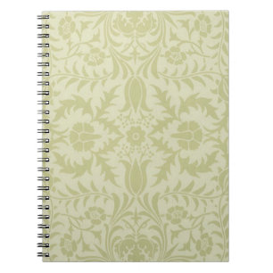 William Morris Borage Wedding Soft Green Spiral Notebook