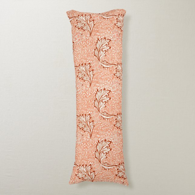 William Morris Botanical Apple Design Body Cushion (Front Vertical)