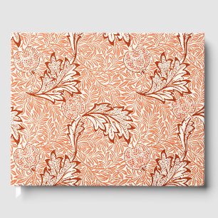 William Morris Botanical Apple Design Guest Book