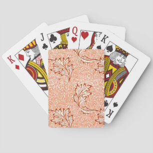 William Morris Botanical Apple Design Playing Cards