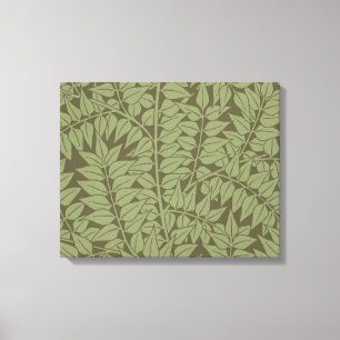 William Morris Branch Art Nouveau Classic Design Canvas Print