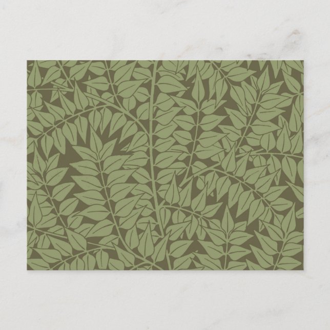 William Morris Branch Art Nouveau Classic Design Postcard (Front)