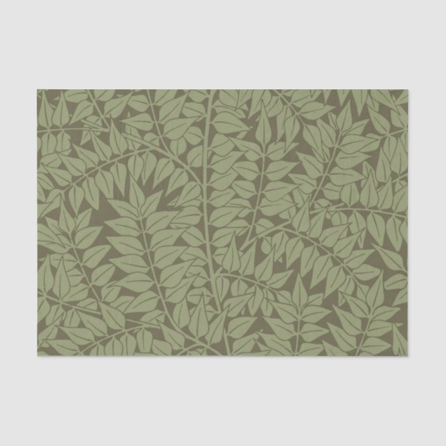 William Morris Branch Art Nouveau Classic Design Tissue Paper (Front)