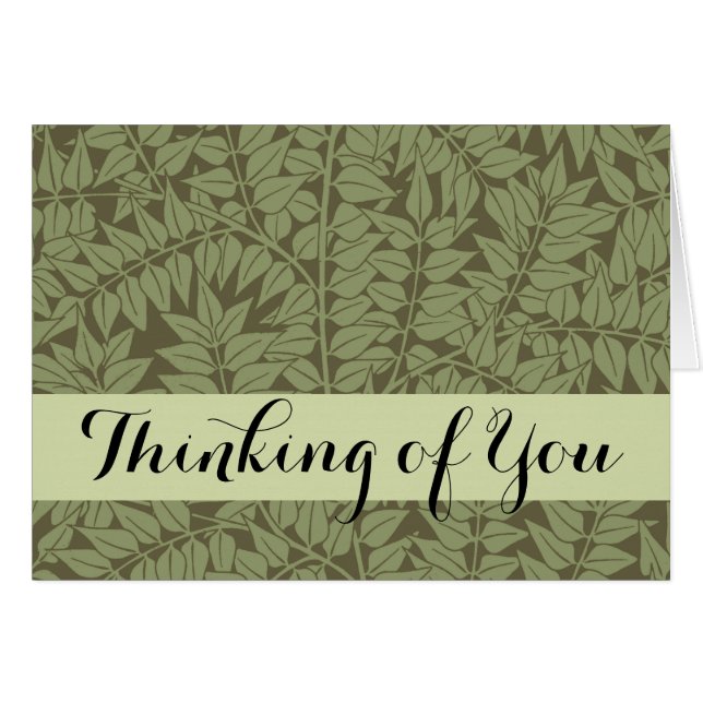 William Morris Branch Leaves Wallpaper (Front Horizontal)