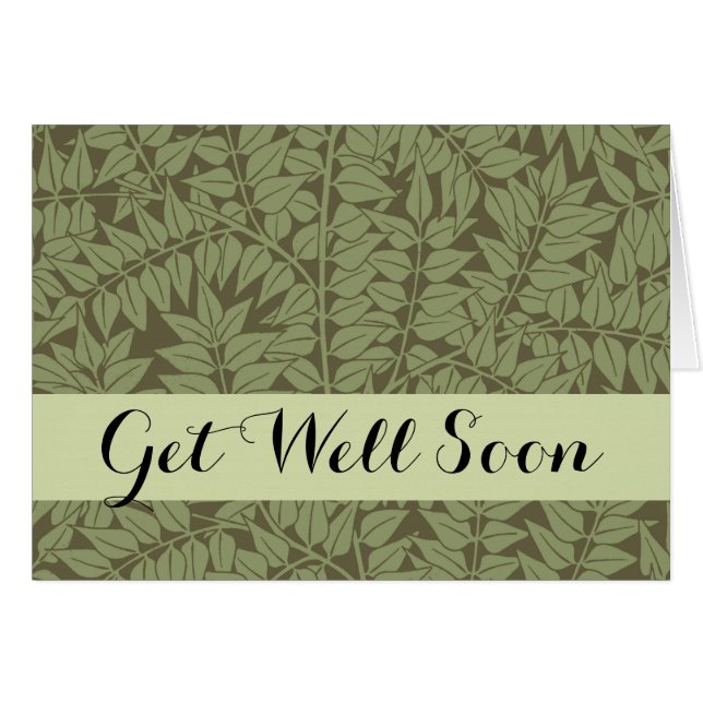 William Morris Branch Leaves Wallpaper (Front Horizontal)