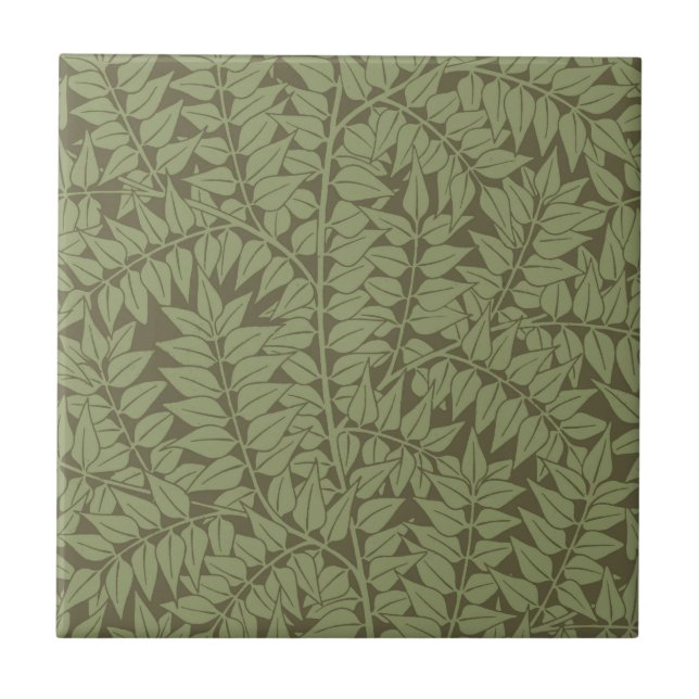 William Morris Branch Leaves Wallpaper Tile (Front)