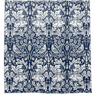 William Morris Brer Rabbit Pattern  Shower Curtain