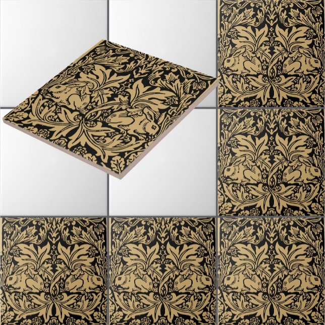 William Morris Brer Rabbit Vintage Pattern Tile (Creator Uploaded)
