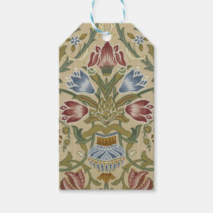 William Morris Brocade Floral Wallpaper Pattern Gift Tags
