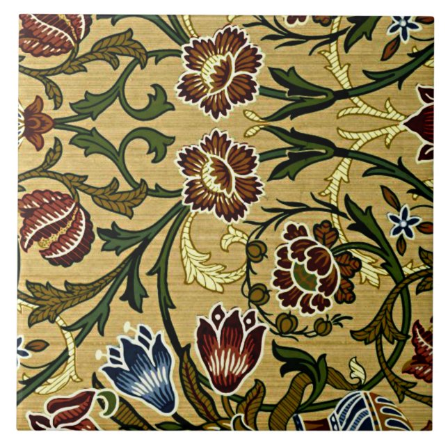 William Morris - Brocade Tile (Front)