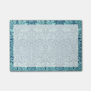 William Morris Brother Rabbit Pattern in Blue Post-it Notes