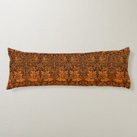 William Morris Brother Rabbit Rust Black Pattern