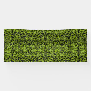 William Morris Brother Rabbit Sage Green Black Banner