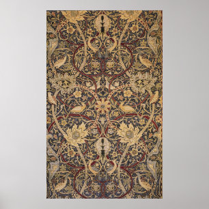 William Morris Bullerswood carpet detail  Poster