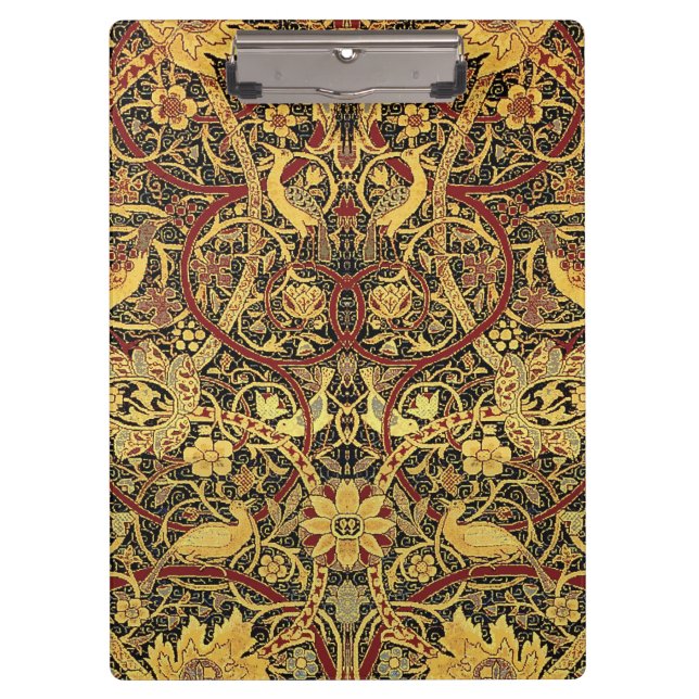 William Morris Bullerswood Faux Tapestry Clipboard (Front)