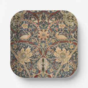 William Morris Bullerswood Faux Tapestry Paper Plate